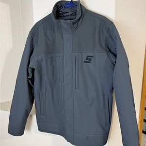 Snap On Men's Dark Gray quilted winter work Jacket